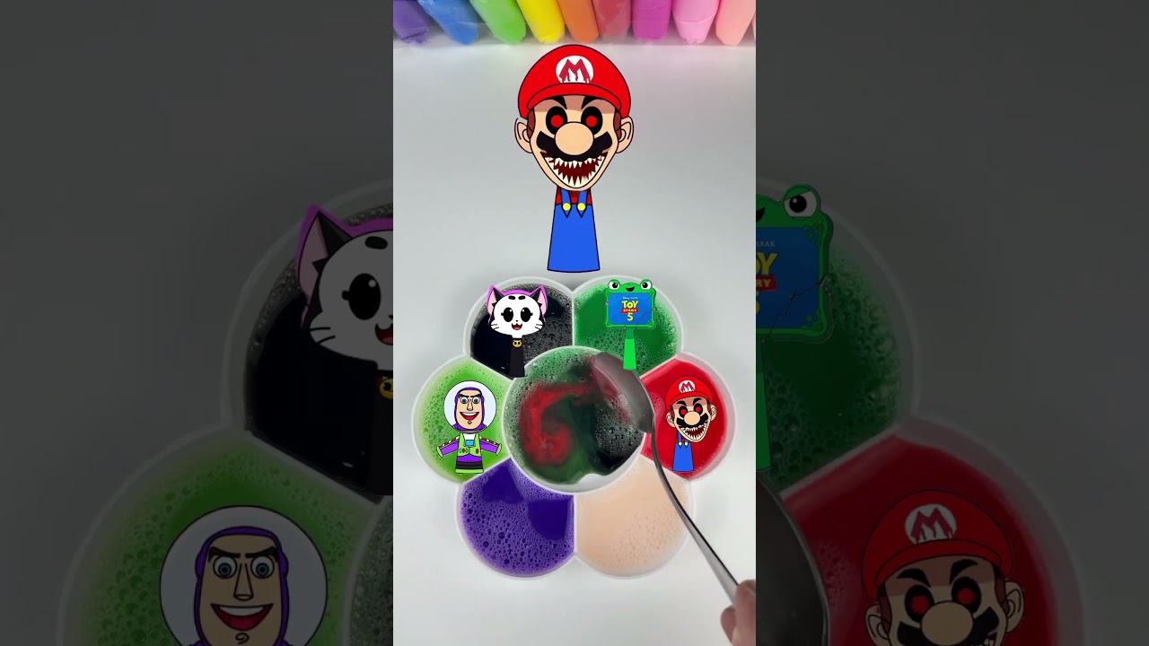 Sprunki OC Amazing Color Mixing | Brawl Stars, Super Mario & Toy Story #shorts #sprunki #minions