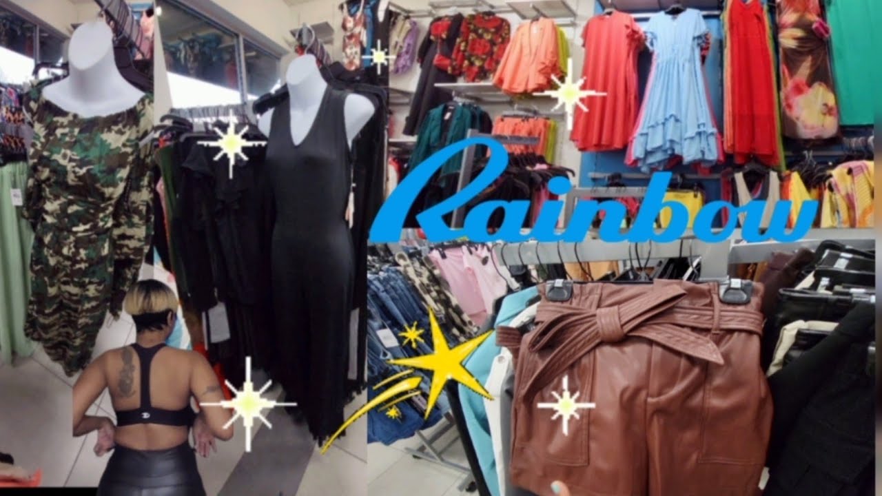 SHOP WITH ME @ RAINBOW 🌈 Affordable Dresses, Faux Leather & 2-Piece Outfit Finds!