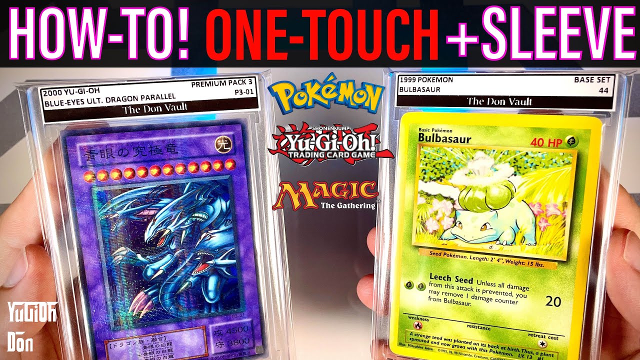 🔴 What ONE-TOUCH to use for POKÉMON, YUGIOH, and MTG CARDS! + Link to Purchase!🔴