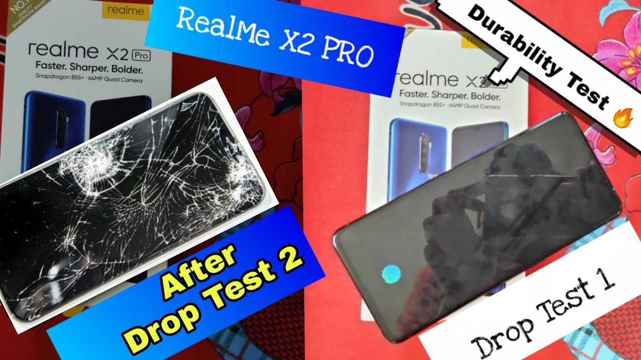 RealMe X2 Pro Drop test. Gorilla Glass 5 Real Survival Test 🔥.