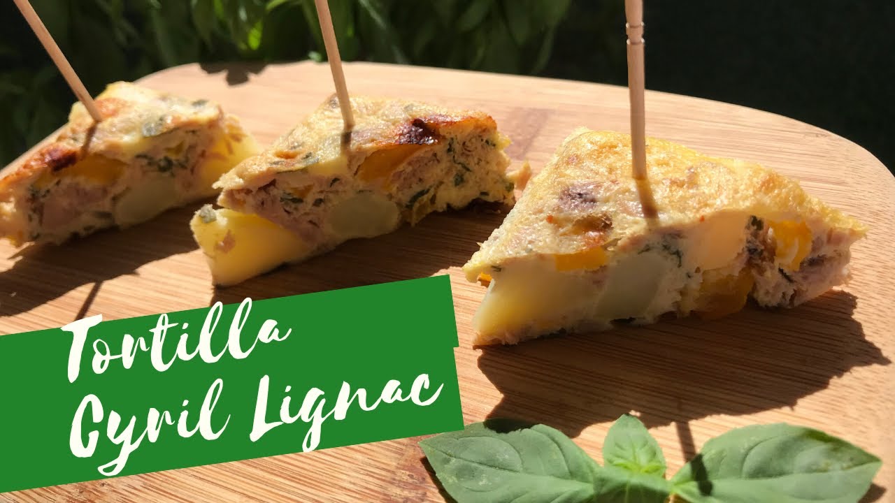 TORTILLA THON ET POIVRON CYRIL LIGNAC : l'atelier culinaire Guy Demarle