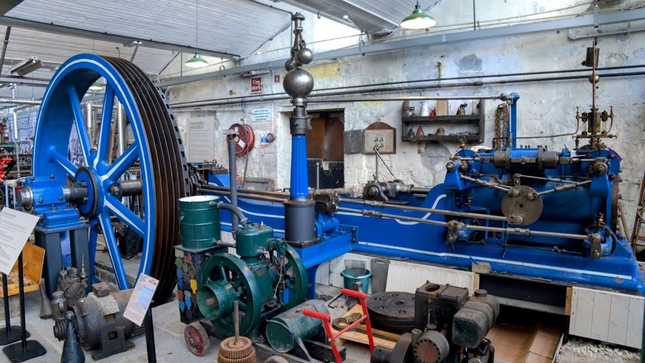STEAM ENGINES RUNNING AT RIGG'S MILL & MOTOR MUSEUM - TODMORDEN (WITH JOSH'S MECHANICAL MARVELS)