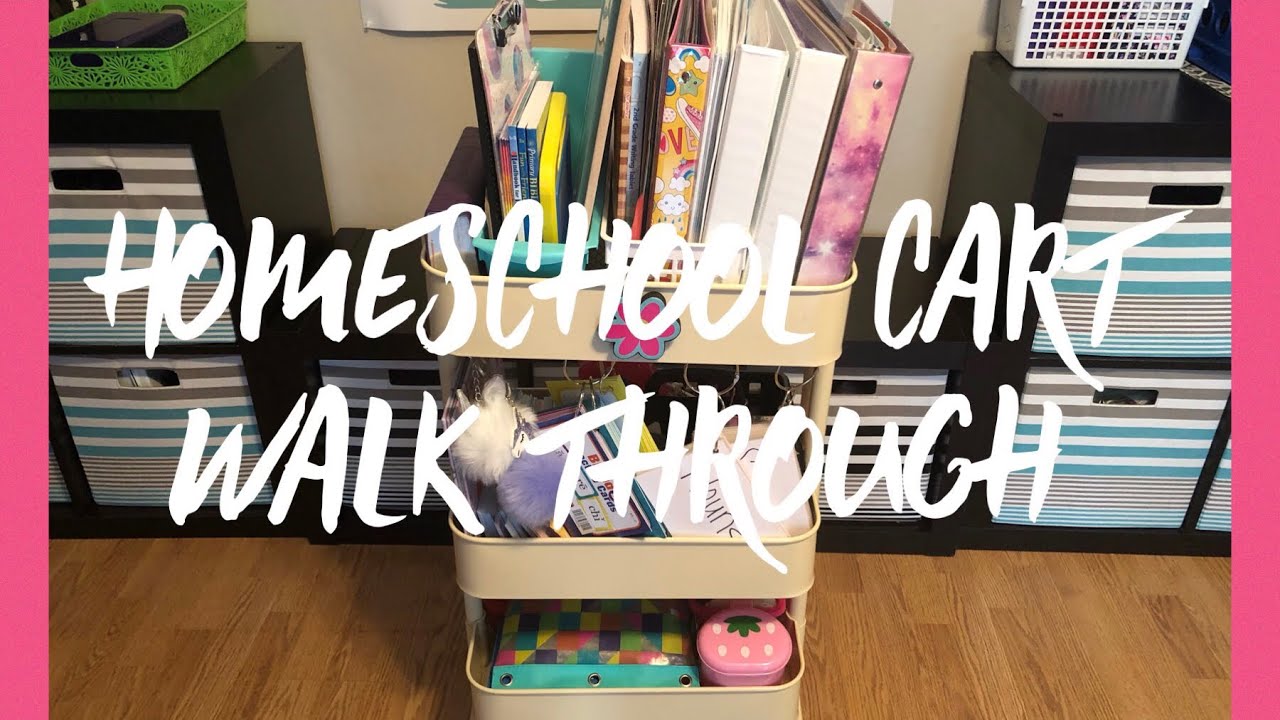 Get Organized with Your Homeschool Cart