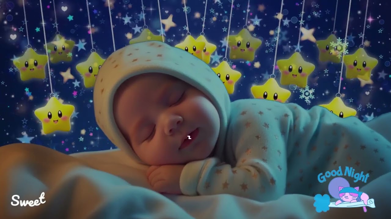 Sleep in 3 Minutes 💤 Baby Sleep Music 🎶 Proven Mozart & Brahms Lullaby for Deep Rest