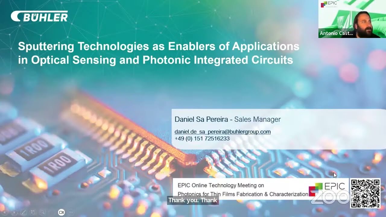 Photonics for Thin Films Fabrication and CharacterizationOnline Event: Bühler Group