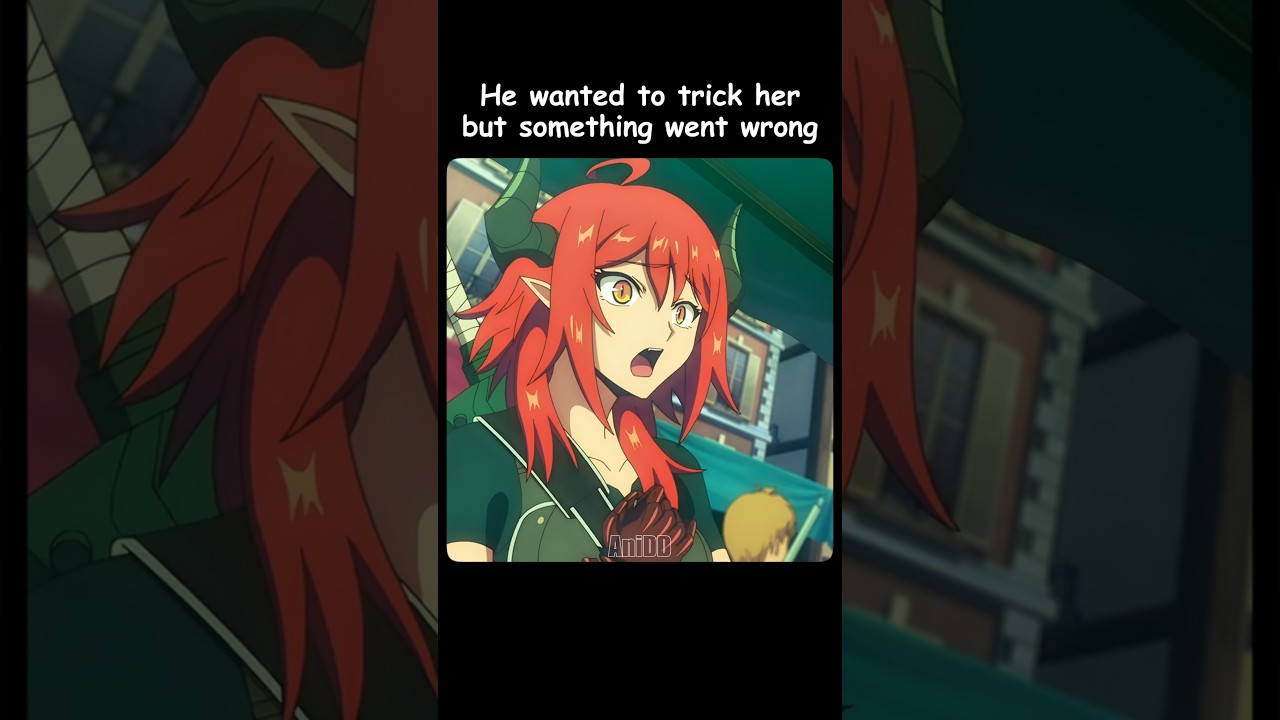 The scammer got caught in his own trick 😨🤯 #anime #shorts