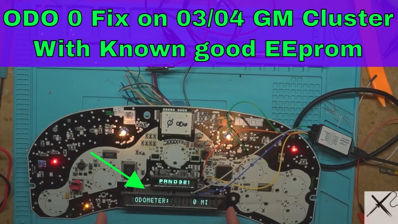 GM Cluster: Odometer 0 Repair With a Known Good EEprom
