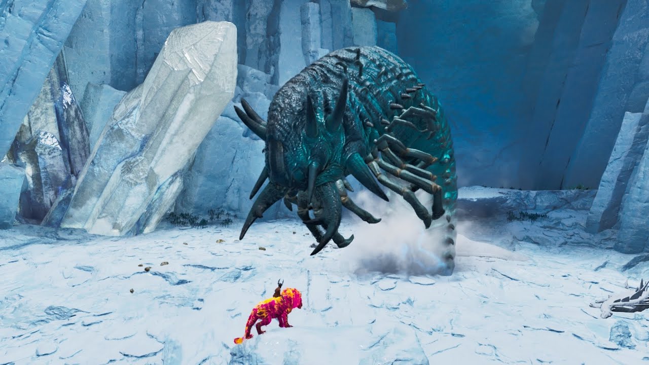 【ASA公式PvE】ラグナロク凍土洞窟メレー剣ごり押し周回