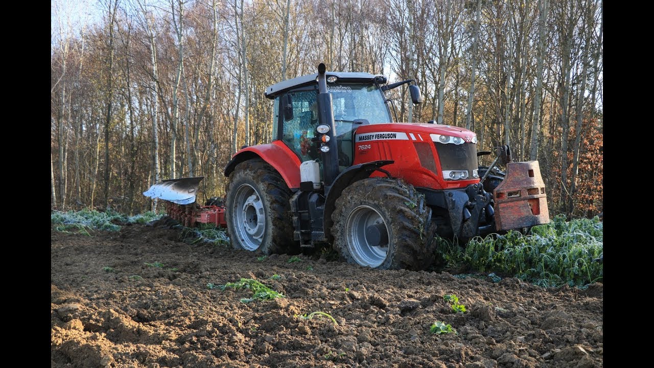 Podzimní orba - Massey Ferguson | Slow motion