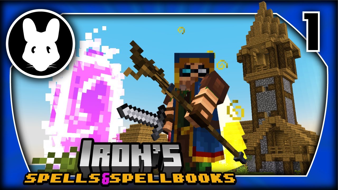 Заклинания и книги заклинаний из Everything Iron: Часть 1!! &mdash; Minecraft 1.20+ по кусочкам