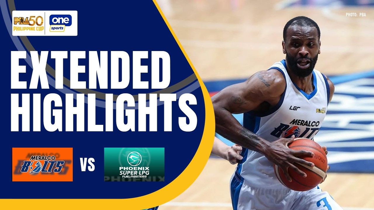 PHOENIX vs MERALCO | EXTENDED HIGHLIGHTS | PBA SEASON 50 COMMISSIONER&rsquo;S CUP