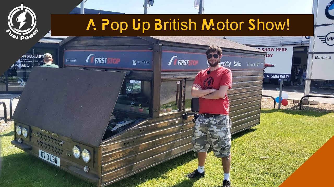 A Shed at a Car Show!? - The Pop up British Motor Show at Marshall BMW Mini Salisbury