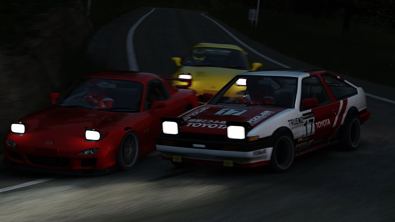 SIDE BY SIDE!!! - Nagao Touge Battle - Assetto Corsa