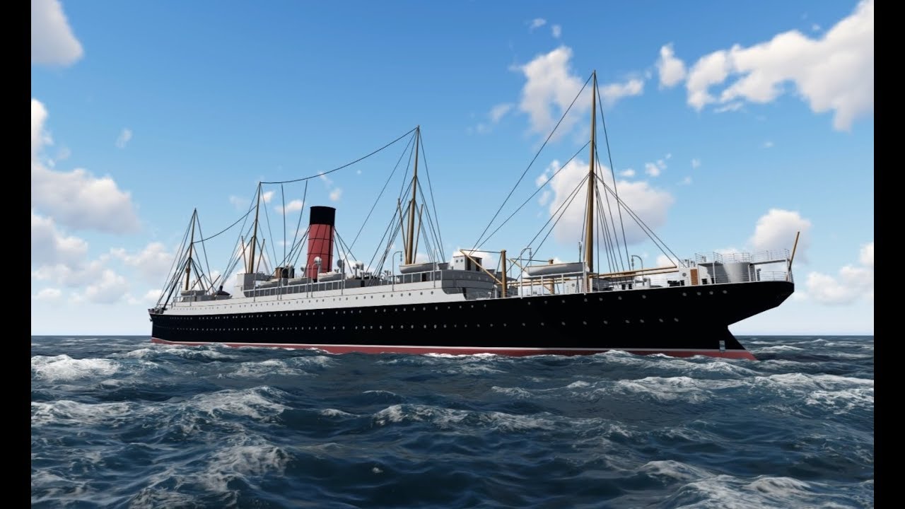 RMS Carpathia - Sinking Animation