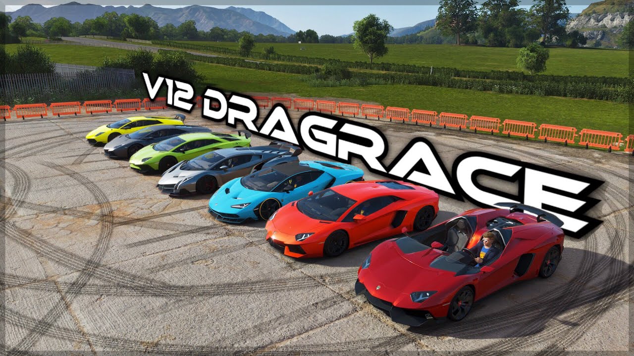 WORLD`S GREATEST V12 Lamborghini Dragrace! | Forza Horizon 4