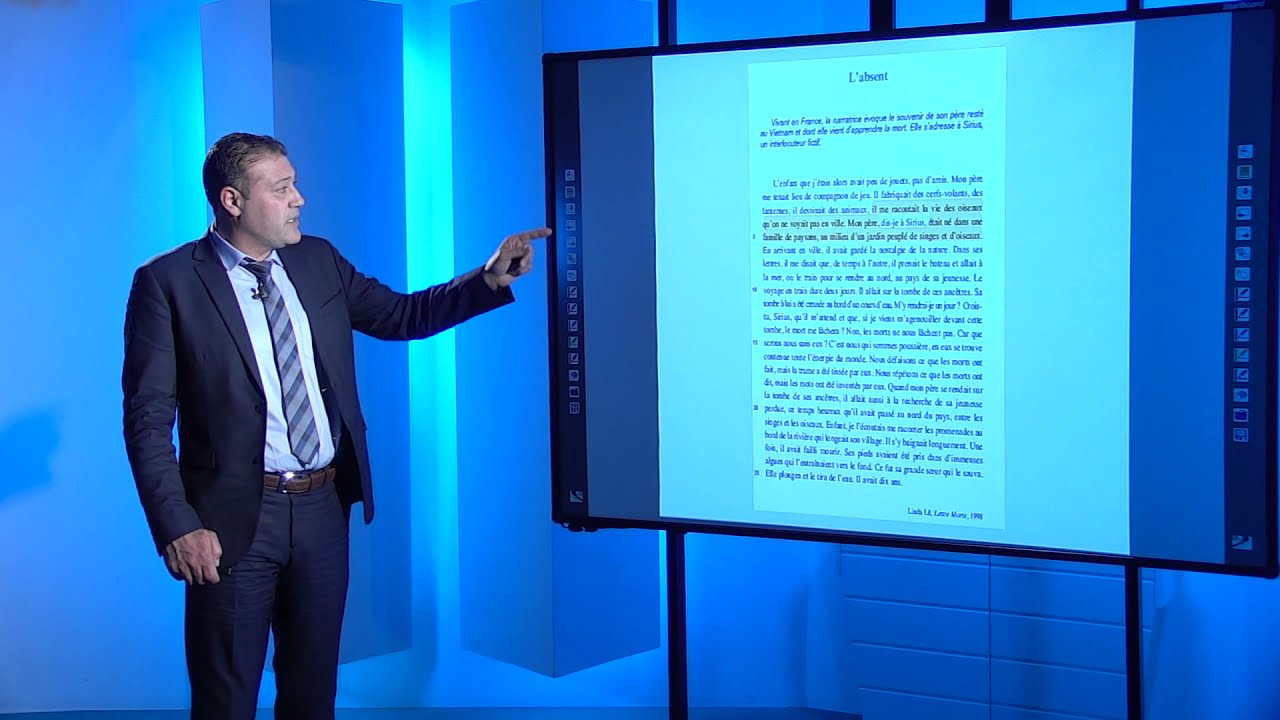 Explication de texte : “L’absent” الوطنية التربوية - شعب علمية - فرنسية