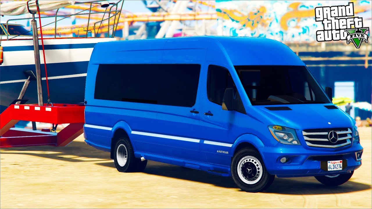 РЕАЛЬНАЯ ЖИЗНЬ В GTA 5 - КУПИЛИ НОВЕНЬКИЙ MERCEDES SPRINTER ДЛЯ РАБОТЫ! 🌊ВОТЕР