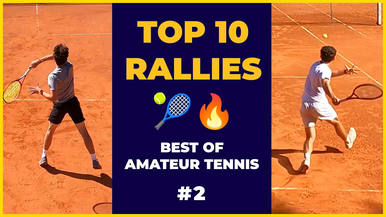 🎾 Amateur Tennis Highlights | 10 Great Tennis Rallies 🔥 #2 | NTRP 3.5 - 5.5