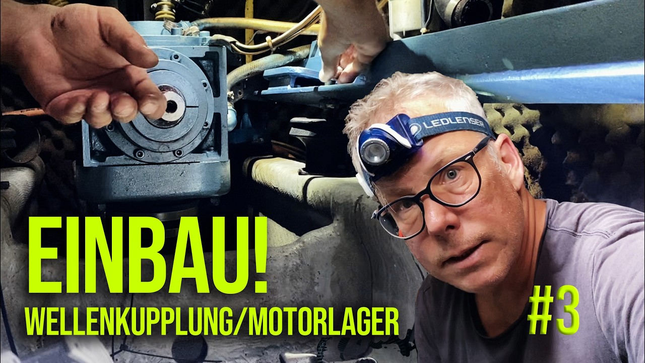 3 - DIY Vibrationsdämpfer Einbau - PERKINS PRIMA M50 in Amel Santorin (Pt 3) | Hafenkino Technik