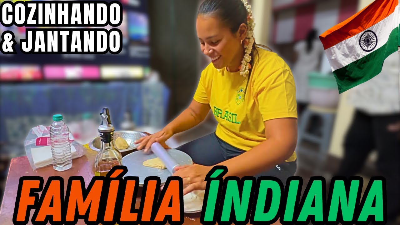 ME ENFIEI SOZINHA NA COZINHA DE UMA FAMÍLIA INDIANA 🇮🇳