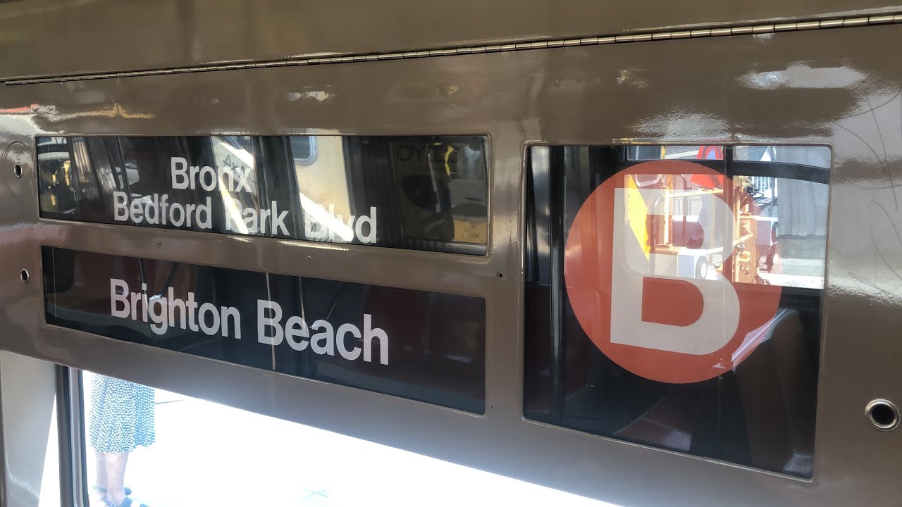 The 6 Avenue Line: R68A B Train Ride from Brighton Beach to Bedford Park Boulevard
