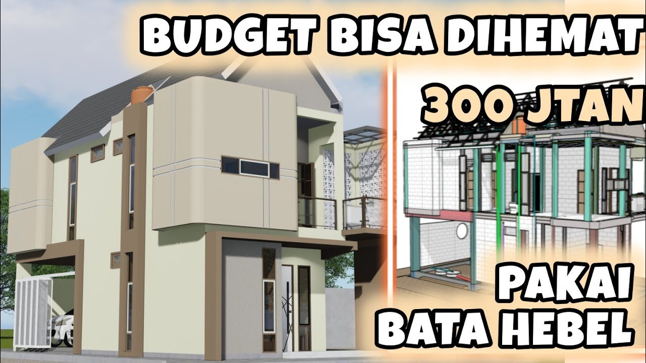 REVIEW DESAIN & BIAYA BANGUN RUMAH 2 LANTAI