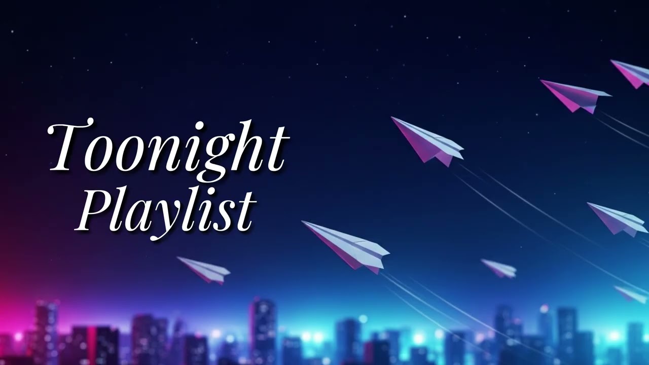 밤 드라이브 팝 플리 | Neon City Lights & Late Night Drive