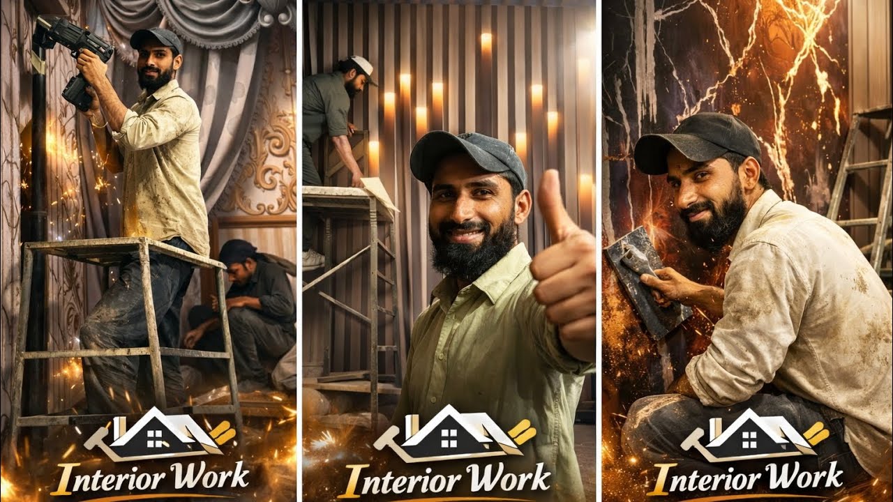 From Simple Wall to Luxury Design | Interior Wallpaper Work 2026