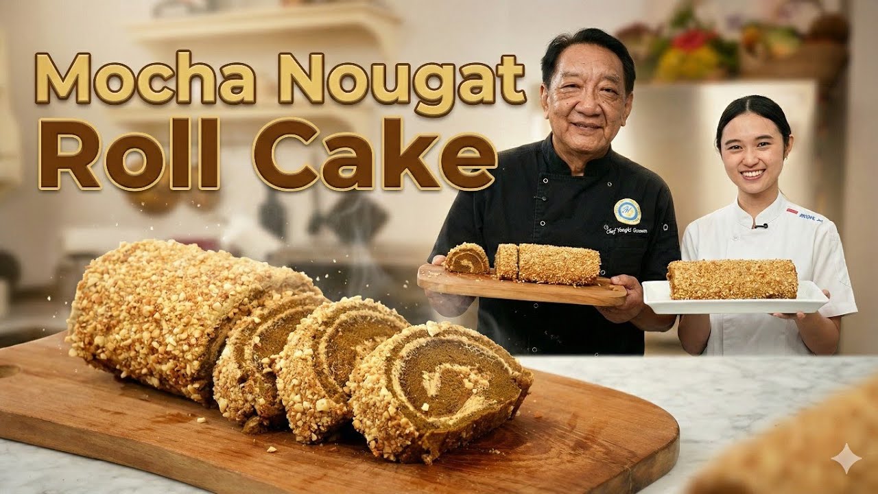 Angie Deg-Degan! Belajar Mocha Nougat Roll Cake dari Chef Yongki