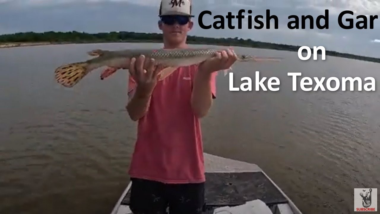 Catfishing On Lake Texoma Getting Bait, Catfish and Gar