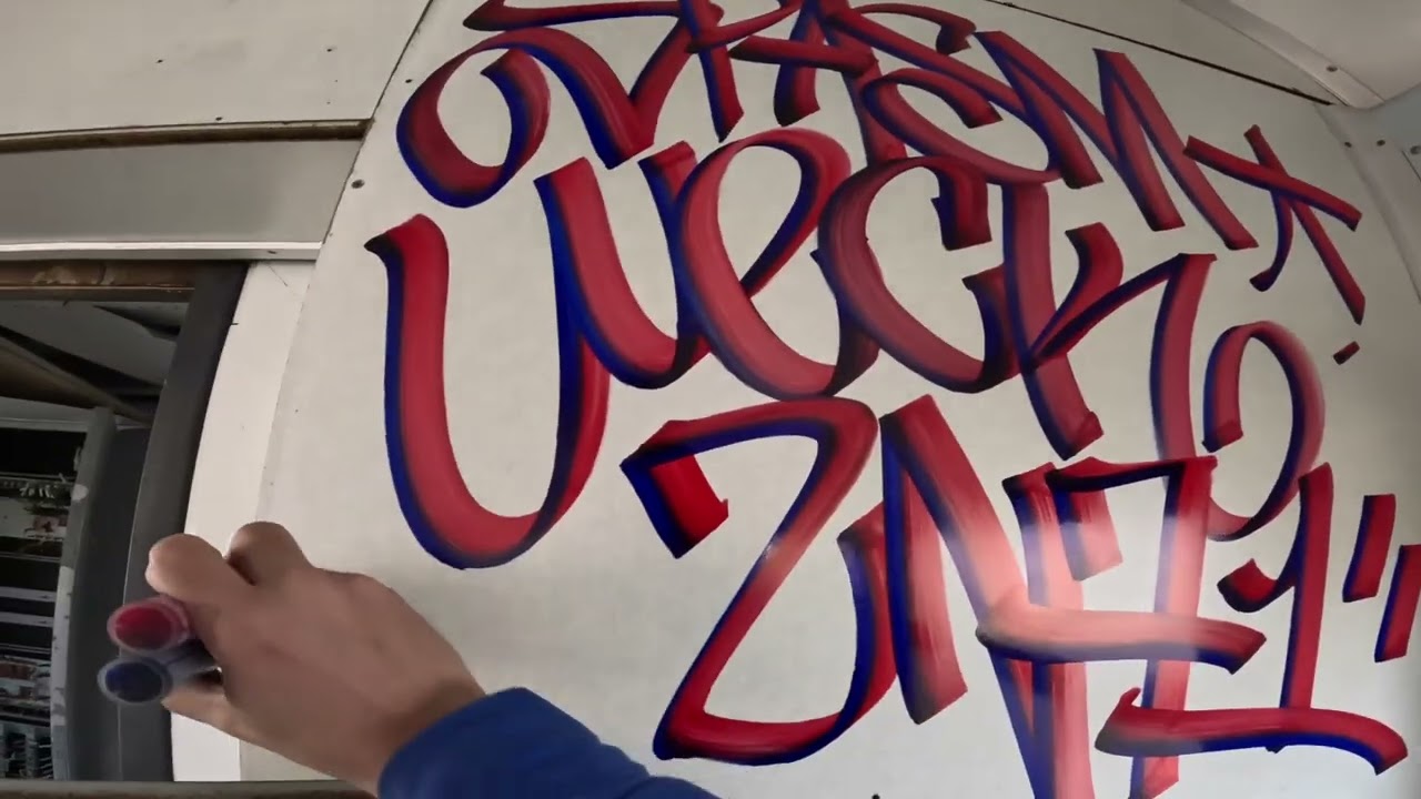 Graffiti test with Wekman Handmixed HMX INK pART1