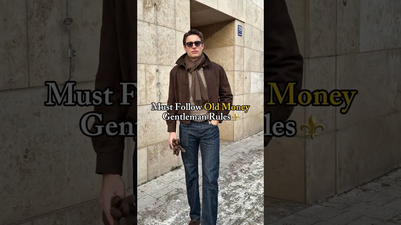 Top 5 Etiquette Rules For Young Men!  #oldmoneyoutfits #stayclassy #etiquetteexpert #oldmoney