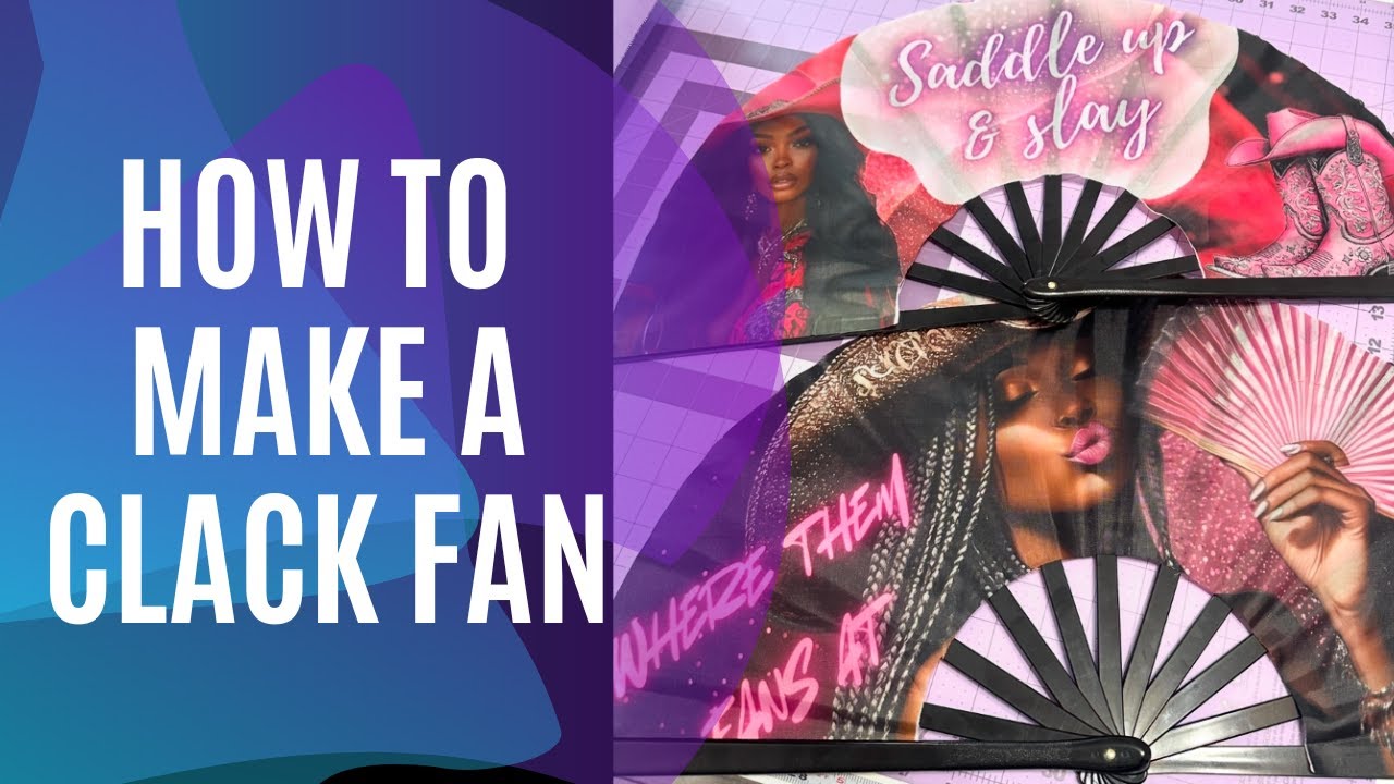 Make A Sublimation Clack Fan | Where Them Fans At | Boots On The Ground