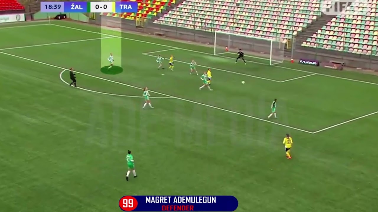 MAGRET ADEMULEGUN, THE WALL OF STELL 🧱 ⚽ ⛓️ 🔒 LOCKDOWN MODE.  NO NONSENSE DEFENDER 💪