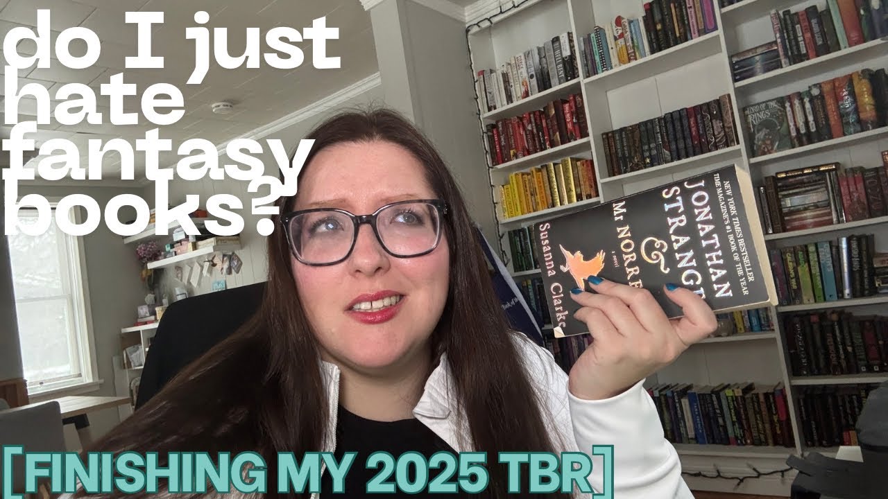 we FINALLY finished my 2025 tbr | 25 in 2025 reading vlog
