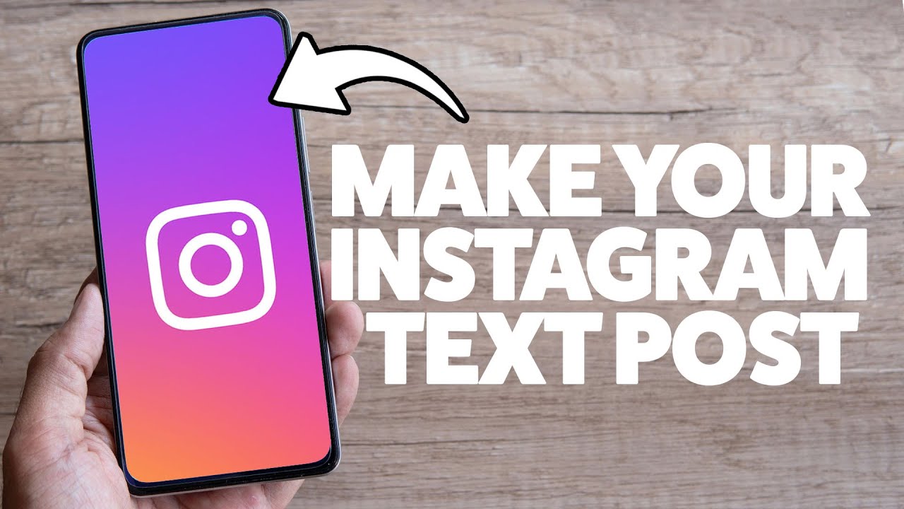 How To Make A Text Post On Instagram 2025 (iPhone & Android)