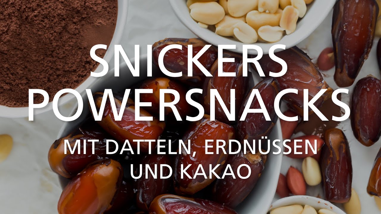 Snickers Powerriegel | Energiespender bei Sport und Prüfungen | mit Datteln, Erdnüssen und Kakao
