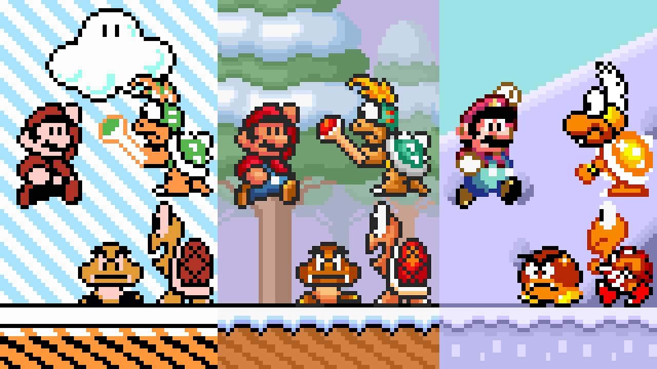Super Mario World (SNES) - SMB3 REMAKE #6 (Rom Hack). ᴴᴰ