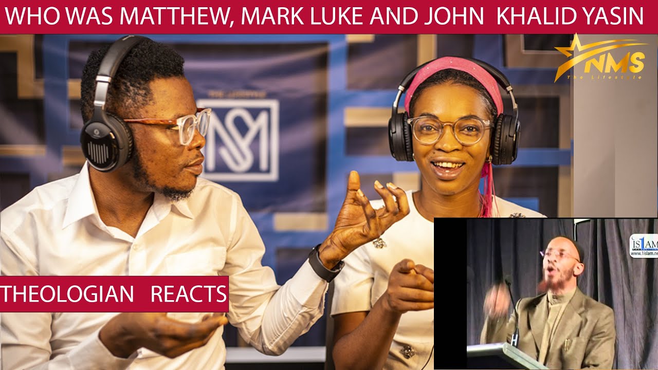 CHRISTIAN REACT TO WHO WAS MATTHEW, MARK LUKE AND JOHN  KHALID YASIN _ QURAN GOSPEL