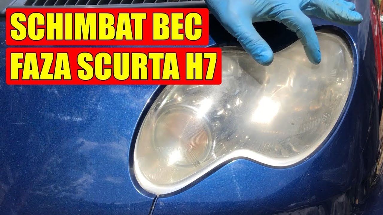 Cum schimbi / inlocuiesti bec faza scurta (H7) la Smart Fortwo in 6 pasi
