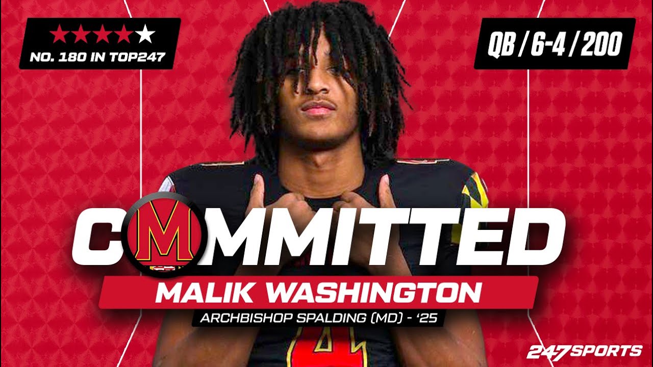 WATCH: 4-star QB Malik Washington and teammate Jayden Shipps commit to Maryland LIVE on 247Sports