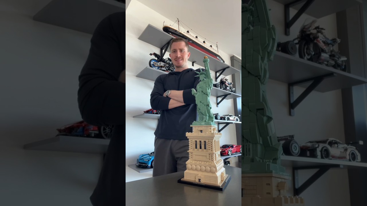 Building the Statue of Liberty Lego! #lego #bmw #shopping #target #asmr #asmrsounds #unitedstates