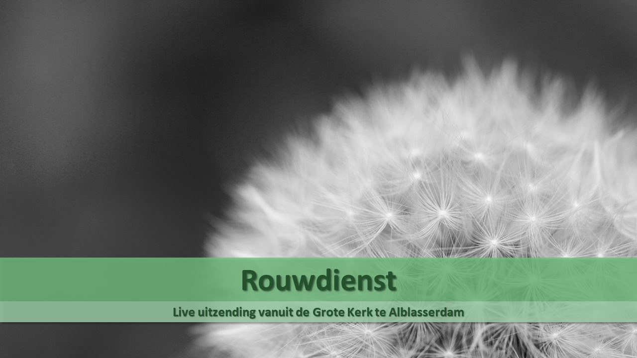 Grote Kerk Alblasserdam 15-01-2026 - 13:00 | Rouwdienst Dhr. Inge Bouter