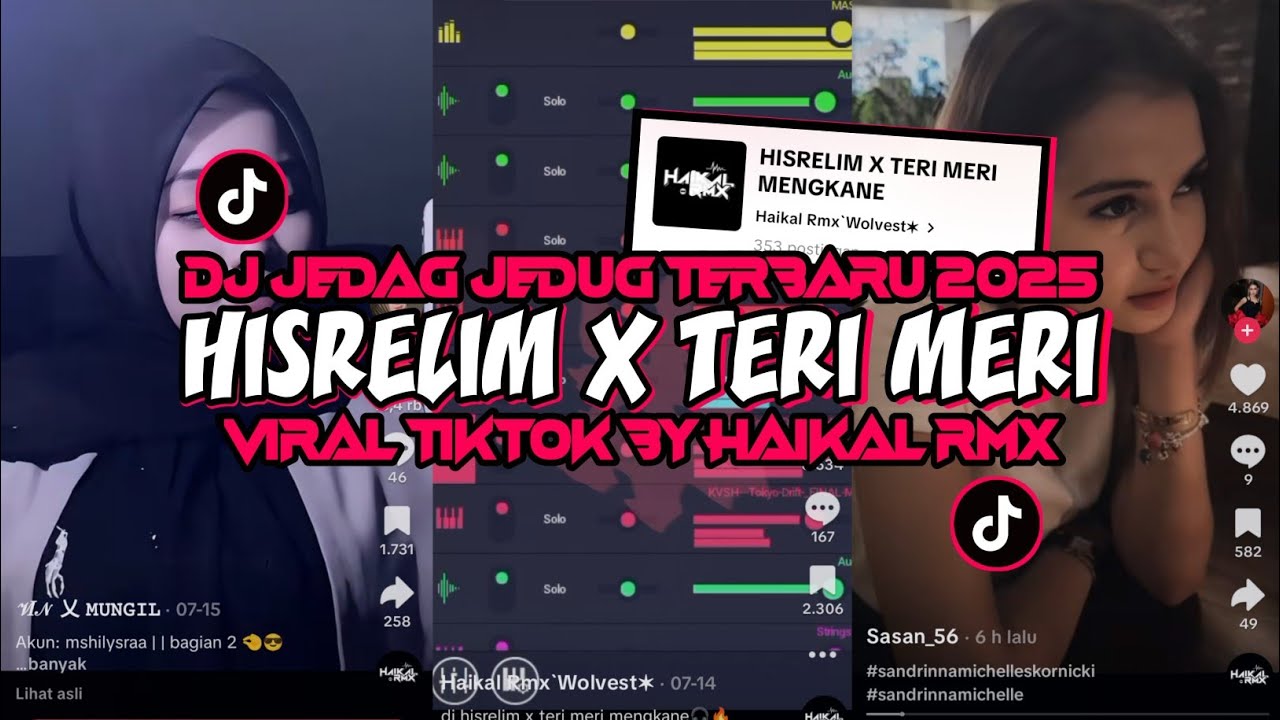 DJ HISRELIM X TERI MERI [ BY Haikal RMX ]  VIRAL TIKTOK TERBARU 2025