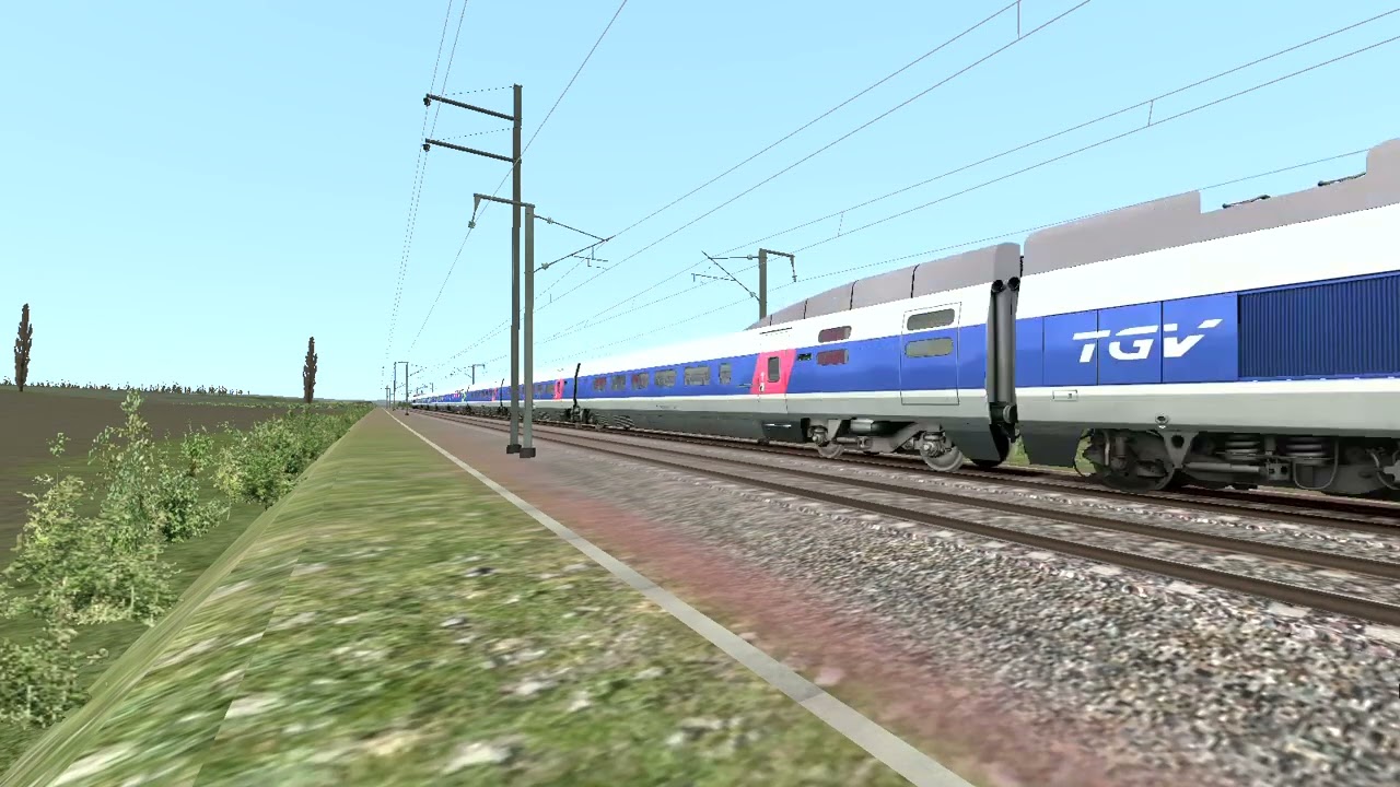 Train Simulator 2022 | A pair of TGV Sud- Est Passes on the  FCHSL