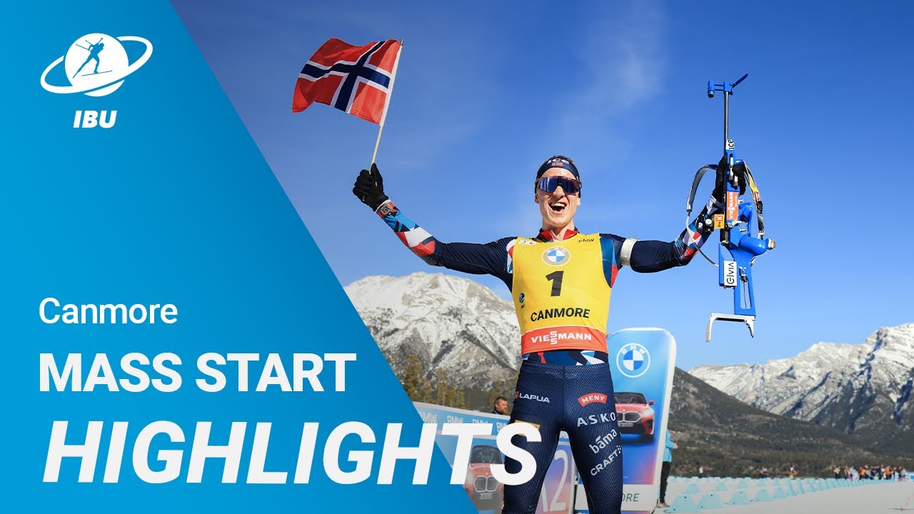 World Cup 23/24 Canmore: Men Mass Start Highlights