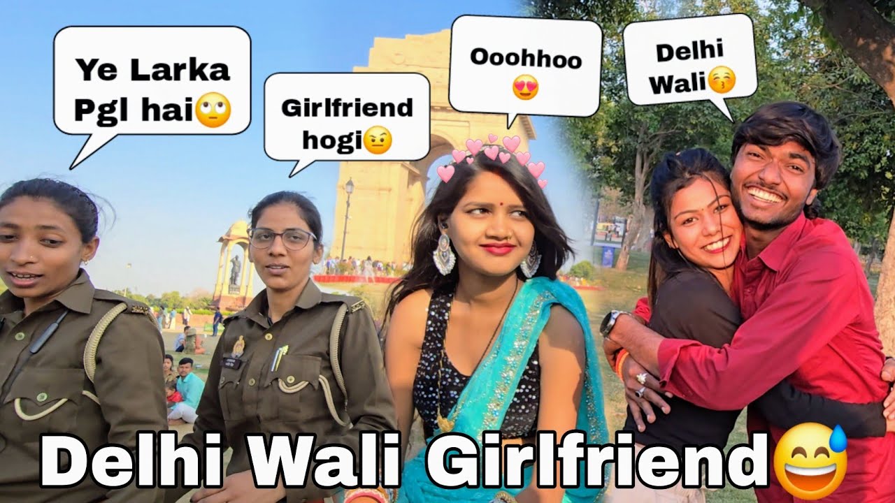 Delhi Wali Real Girlfriend😍😅 Police Bhi🤣 || Guddu Vlogs