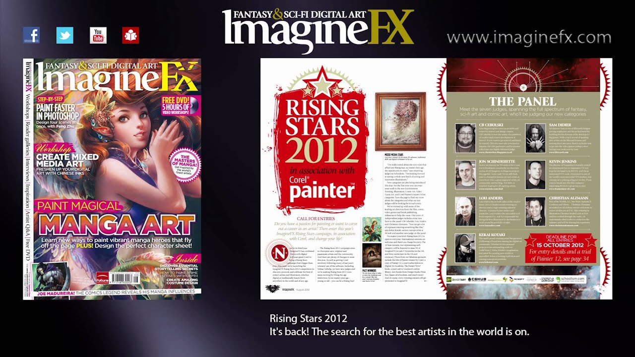 Manga issue of ImagineFX - on sale now in the US and Australia!