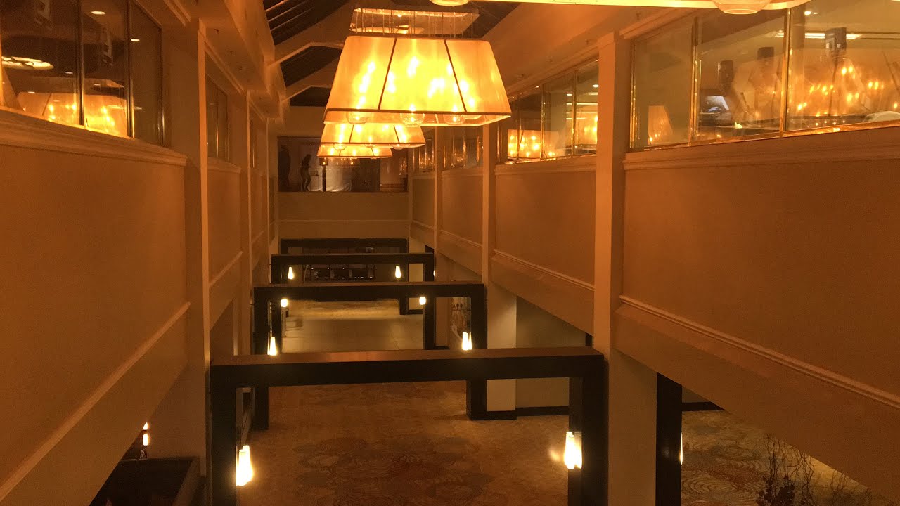 Downtown Halifax Pedway System walk on Saturday night