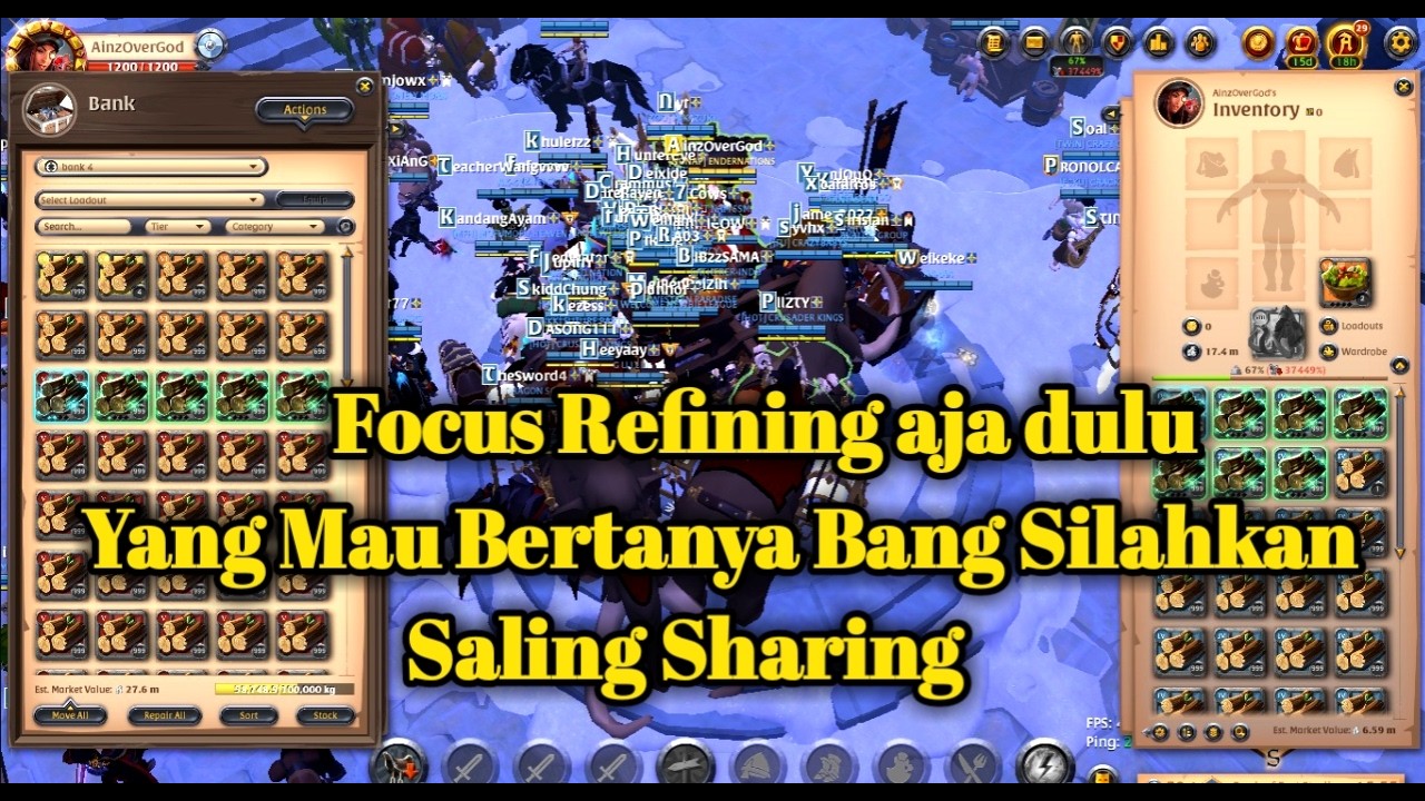 Refining Kegiatan Sehari - hari || Albion Online
